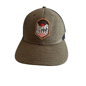 Hat Graphix 360 Tucson Arizona Desert Patch Trucker Hat Olive Green Snapback Cap